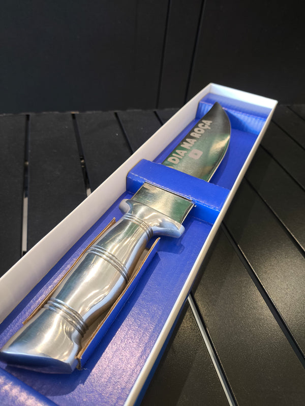 Faca Aço Inox Personalizada Dia a Dia na Roça